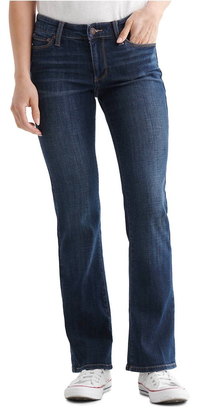 Lucky Brand Sweet Mid Rise Boot Jeans, Dark Wash, Women's 27 Regular